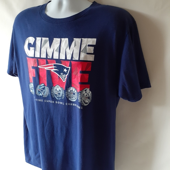 New England Patriots GIMME FIVE men's t-shirt - Picture 3 of 7